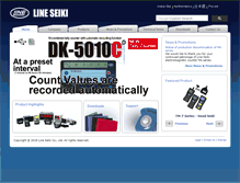 Tablet Screenshot of lineseiki.com